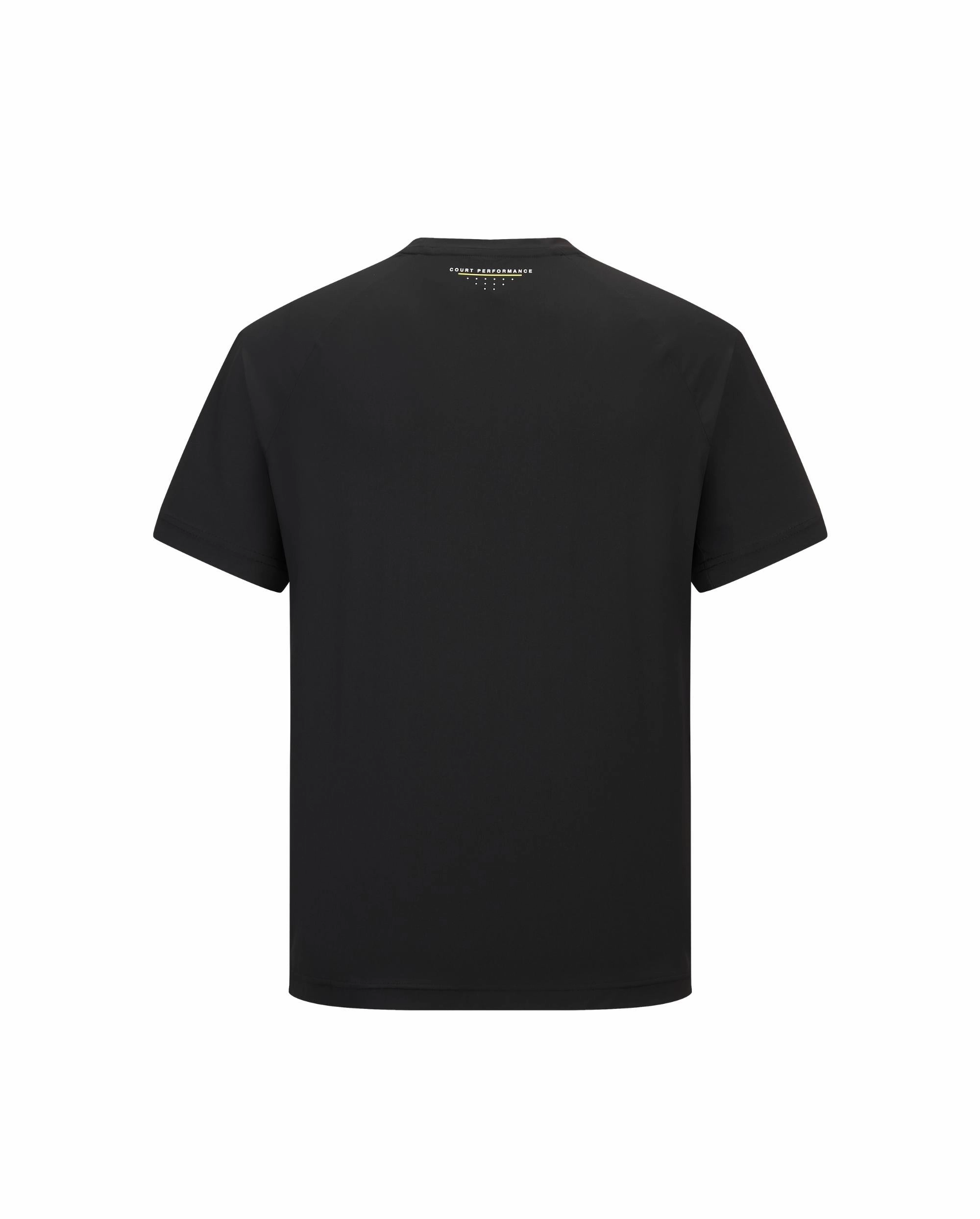 1011639-008 | MEN'S K-SWISS LOGO UPF50 QUICK-DRY T-SHIRT | BLACK