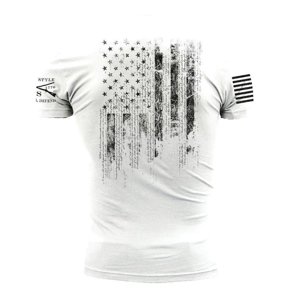 1776 Flag T-Shirt - White
