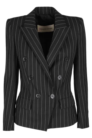 Alexandre Vauthier Double-Breasted Striped Blazer