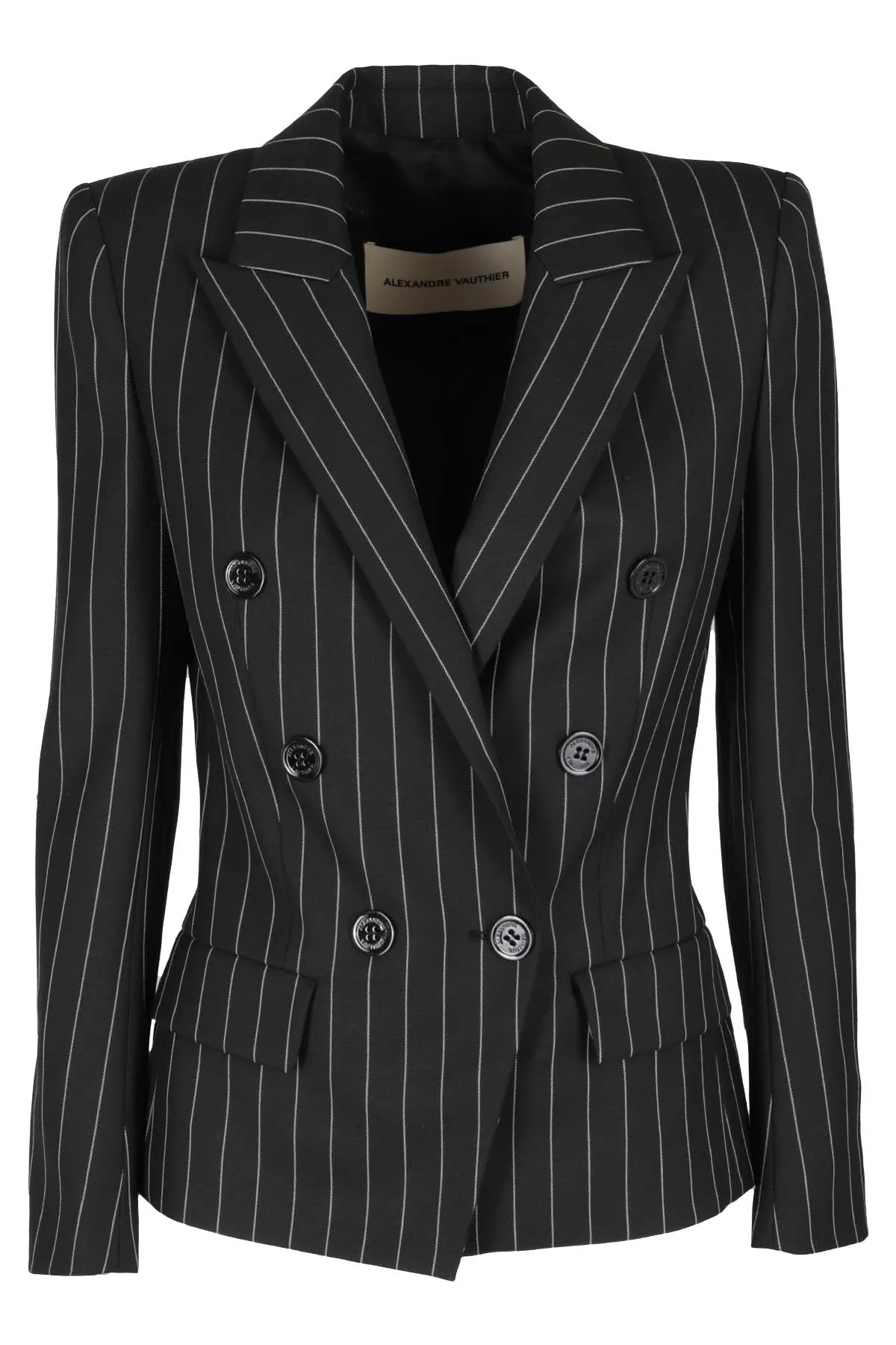 Alexandre Vauthier Double-Breasted Striped Blazer