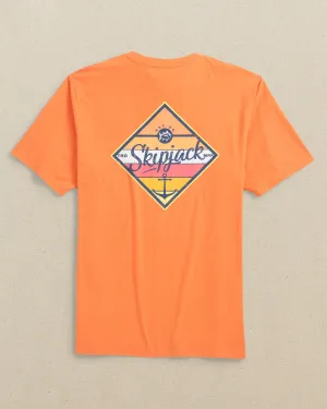 Anchor At Sunset Short Sleeve T-Shirt