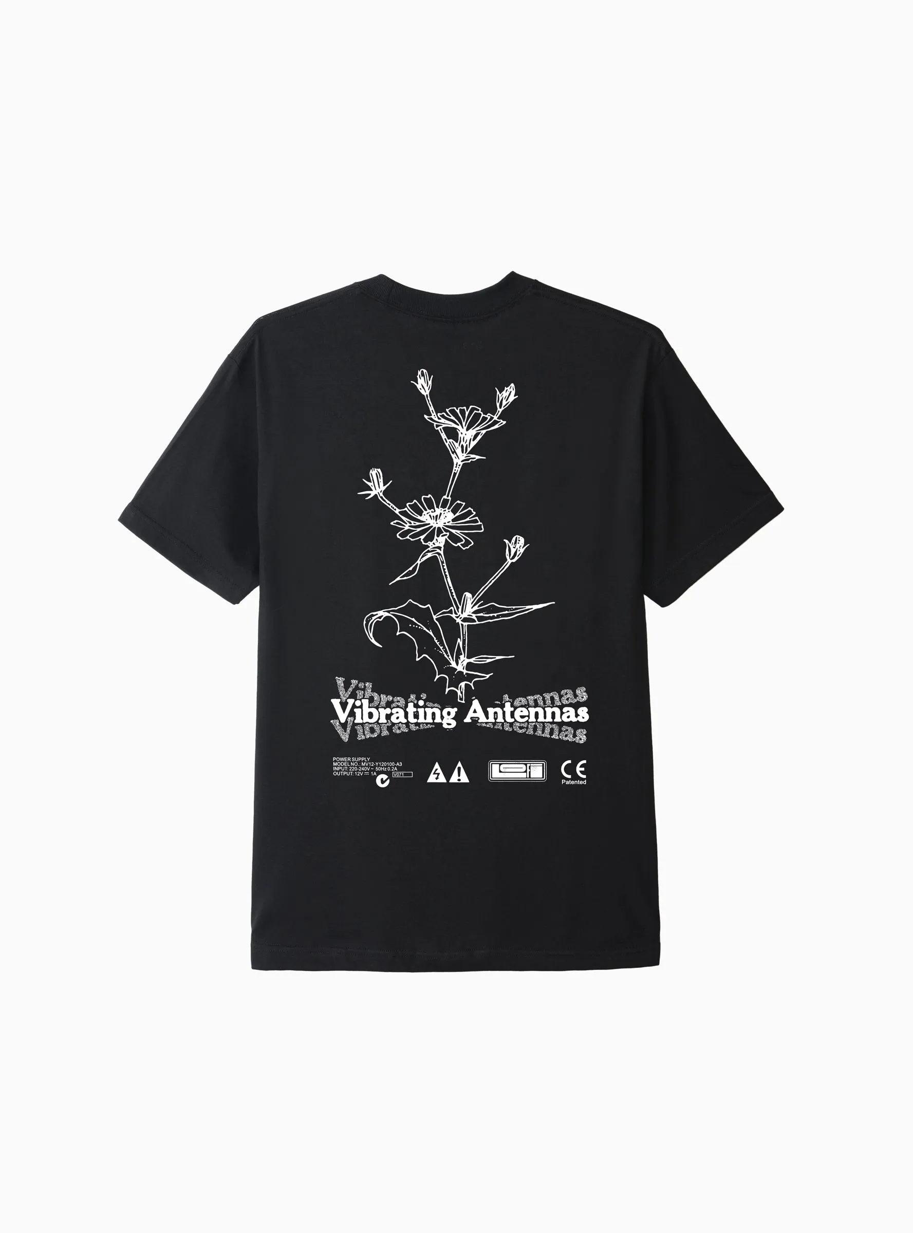 Antenna T-shirt Black