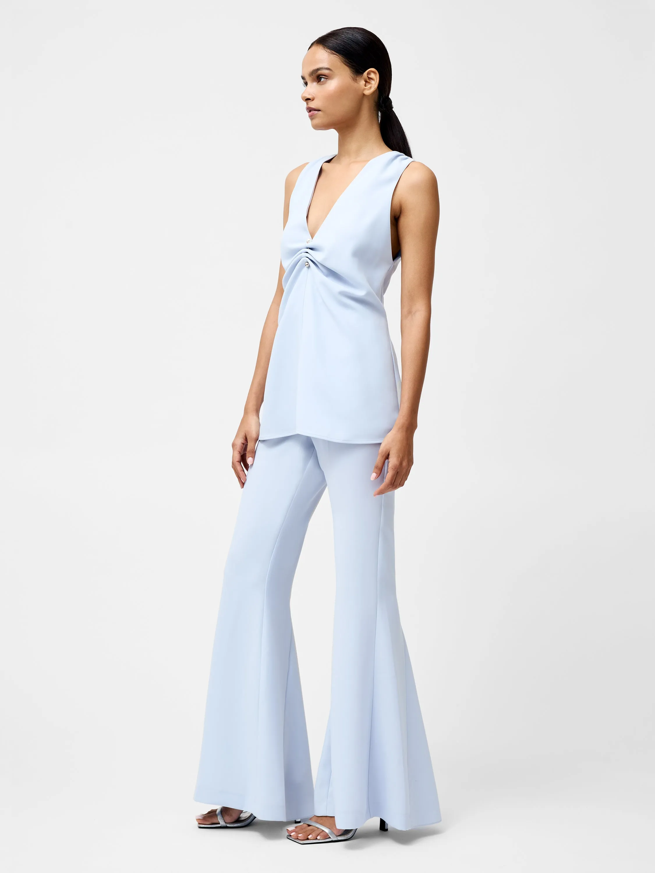 Arlette Sleeveless V Neck Top