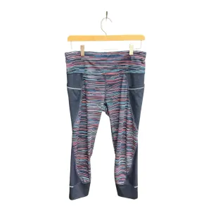 Athletic Capris By Athleta In Striped Pattern. Size: M