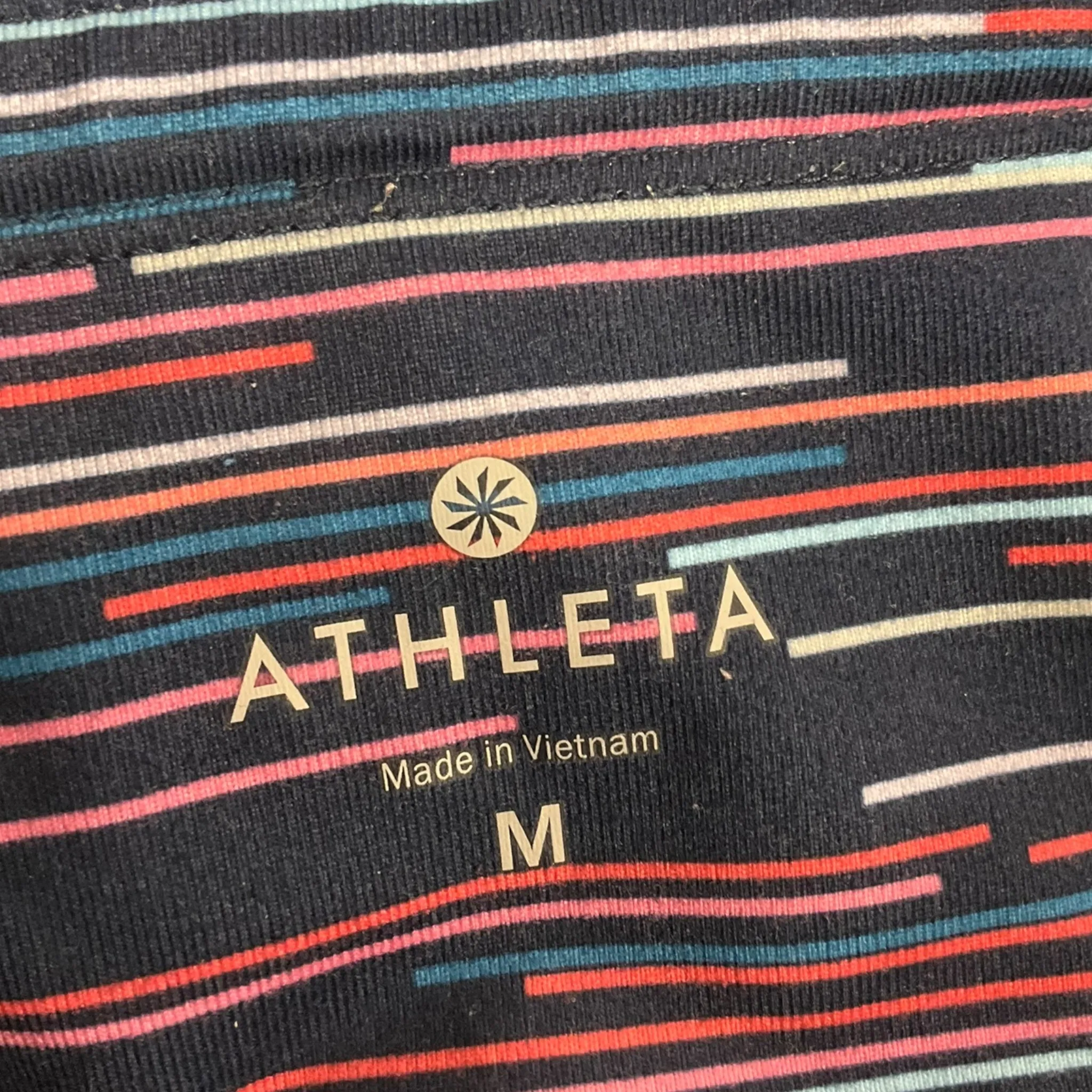 Athletic Capris By Athleta In Striped Pattern. Size: M