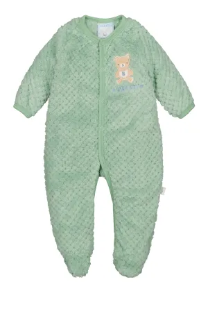 Baby Boys 0-9M Bear Graphic Footed Jumpsuit