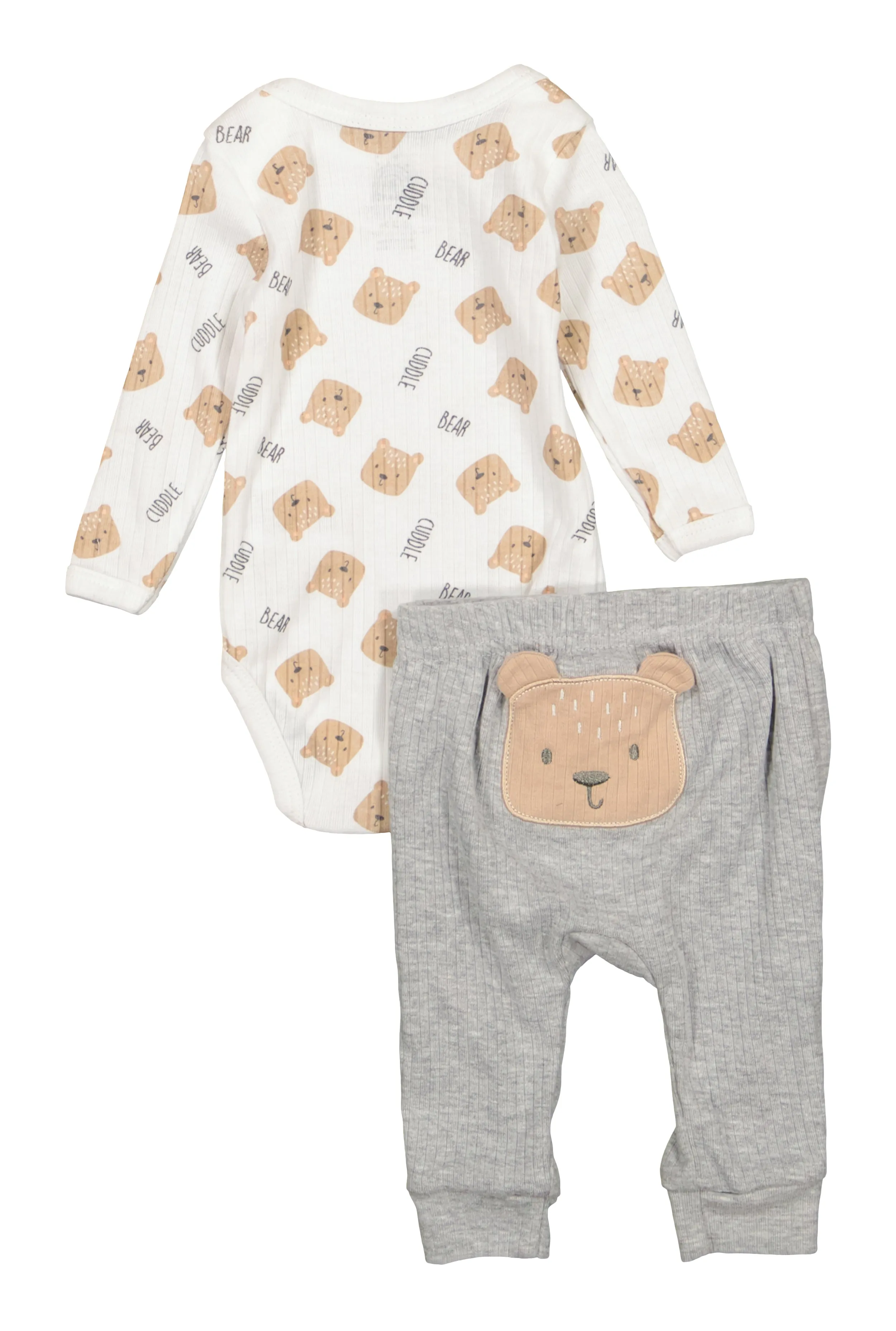Baby Boys 0-9M Cuddle Bear Bodysuit and Joggers Set