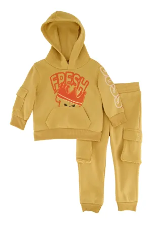 Baby Boys 12-24M Fresh Graphic Hoodie and Joggers