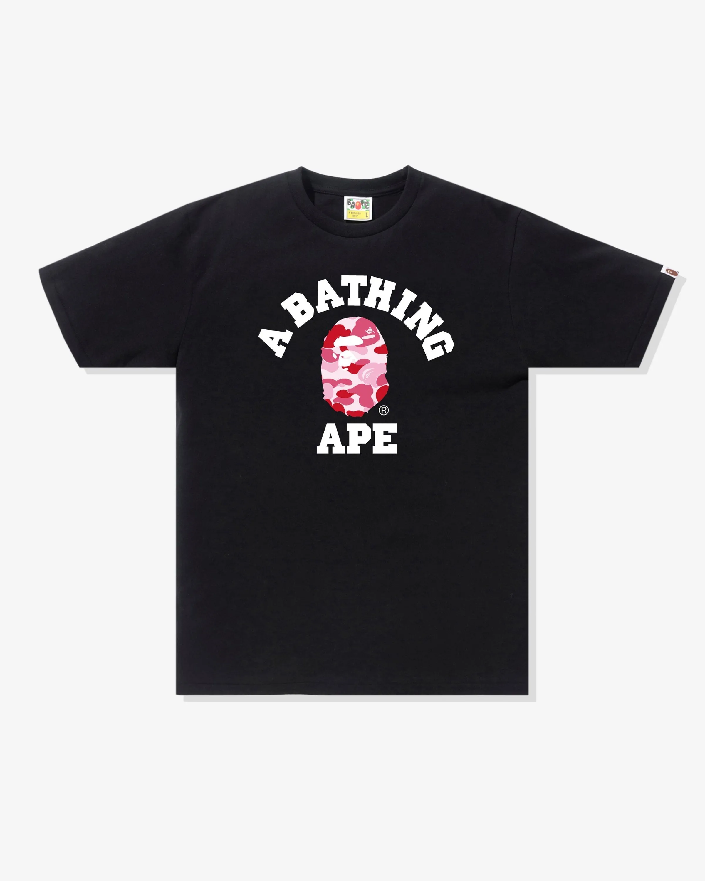 BAPE ABC CAMO COLLEGE TEE
