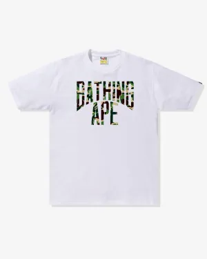 BAPE ABC CAMO NYC LOGO TEE - WHITE