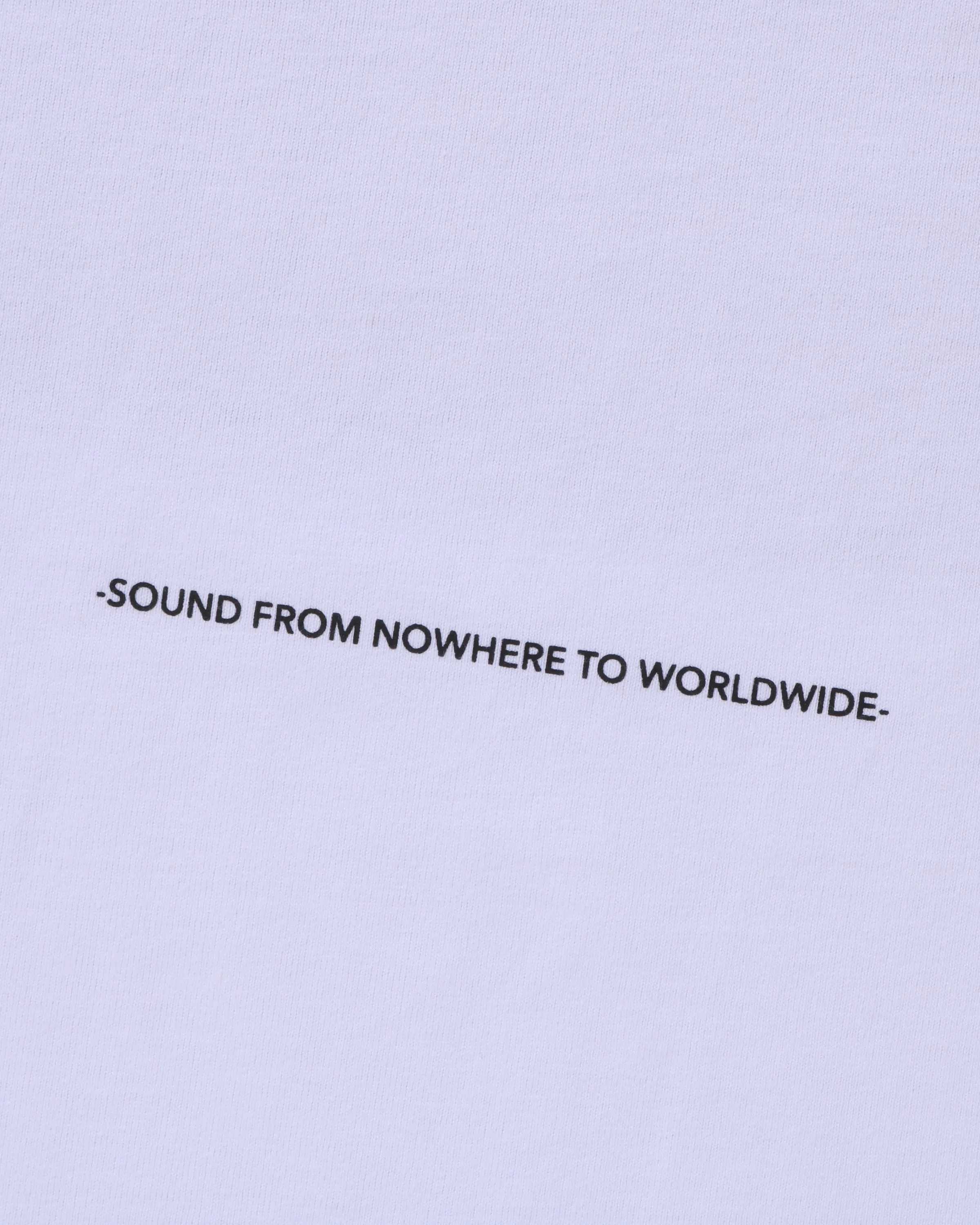 BAPE (B)APE SOUNDS LOGO TEE - WHITE