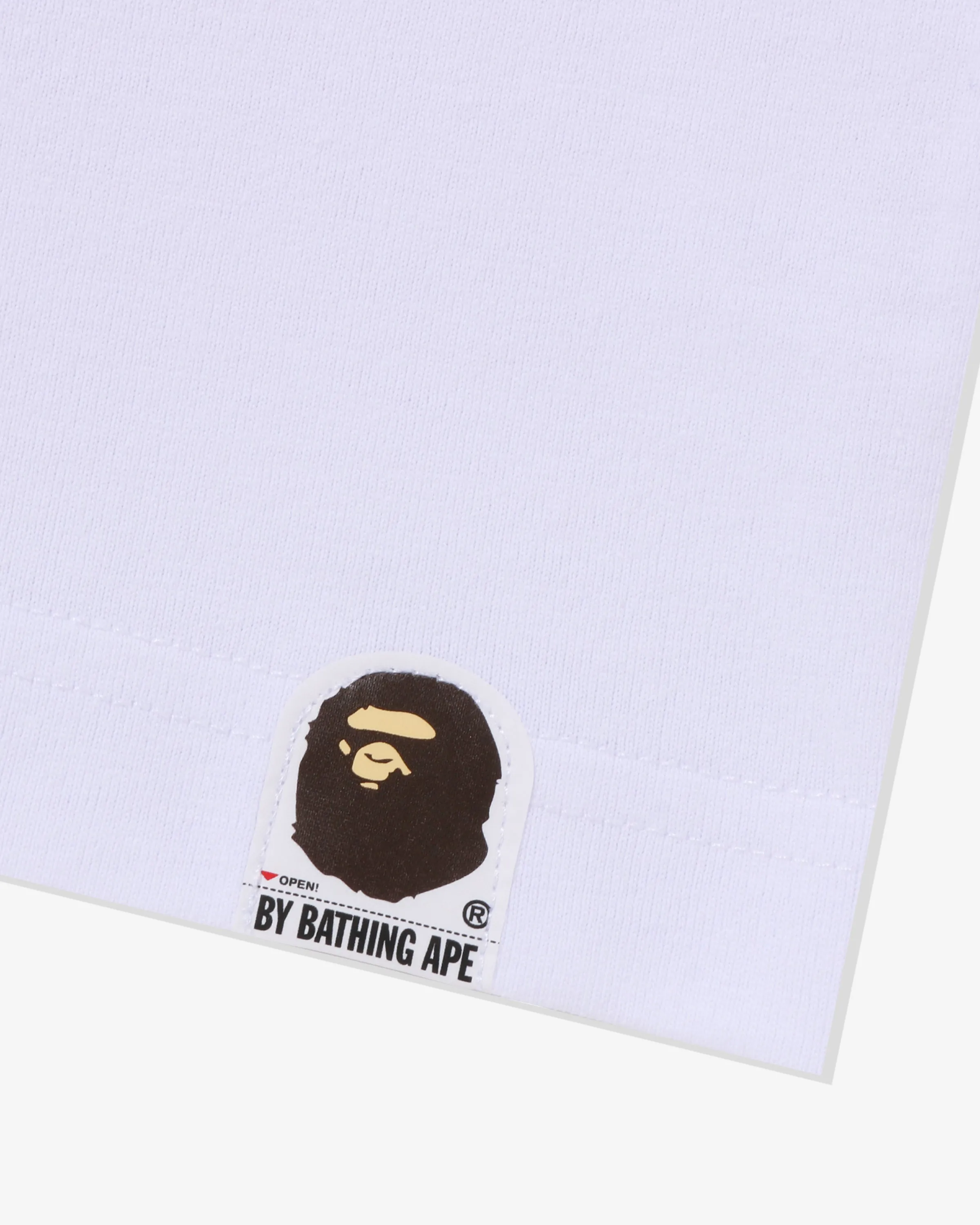 BAPE (B)APE SOUNDS LOGO TEE - WHITE