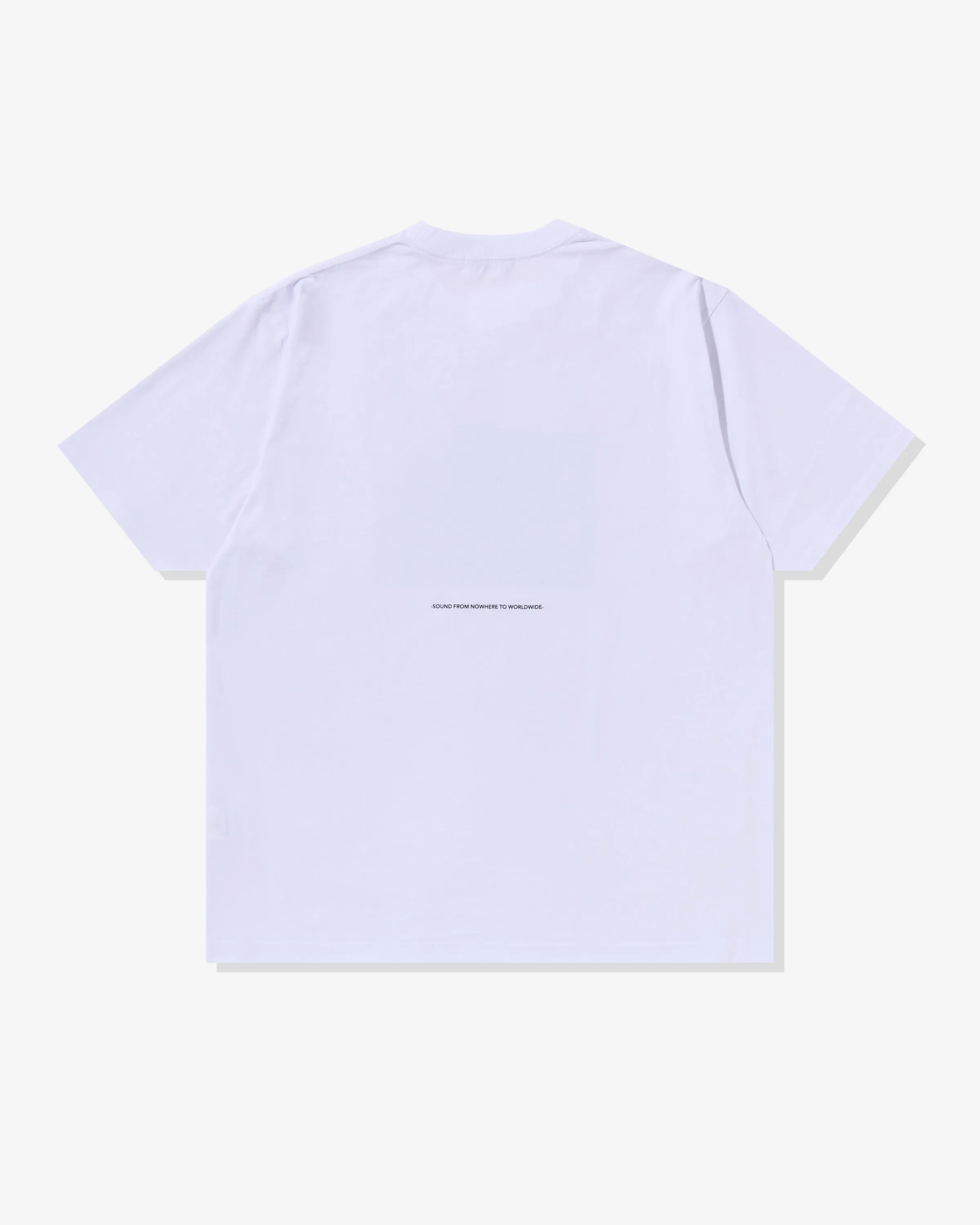 BAPE (B)APE SOUNDS LOGO TEE - WHITE
