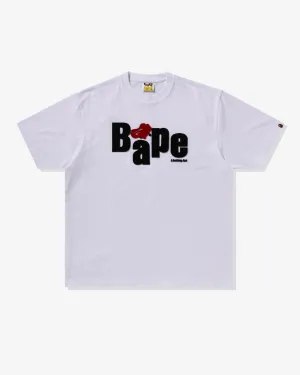 BAPE HEART APE HEAD RELAXED FIT TEE - WHITE