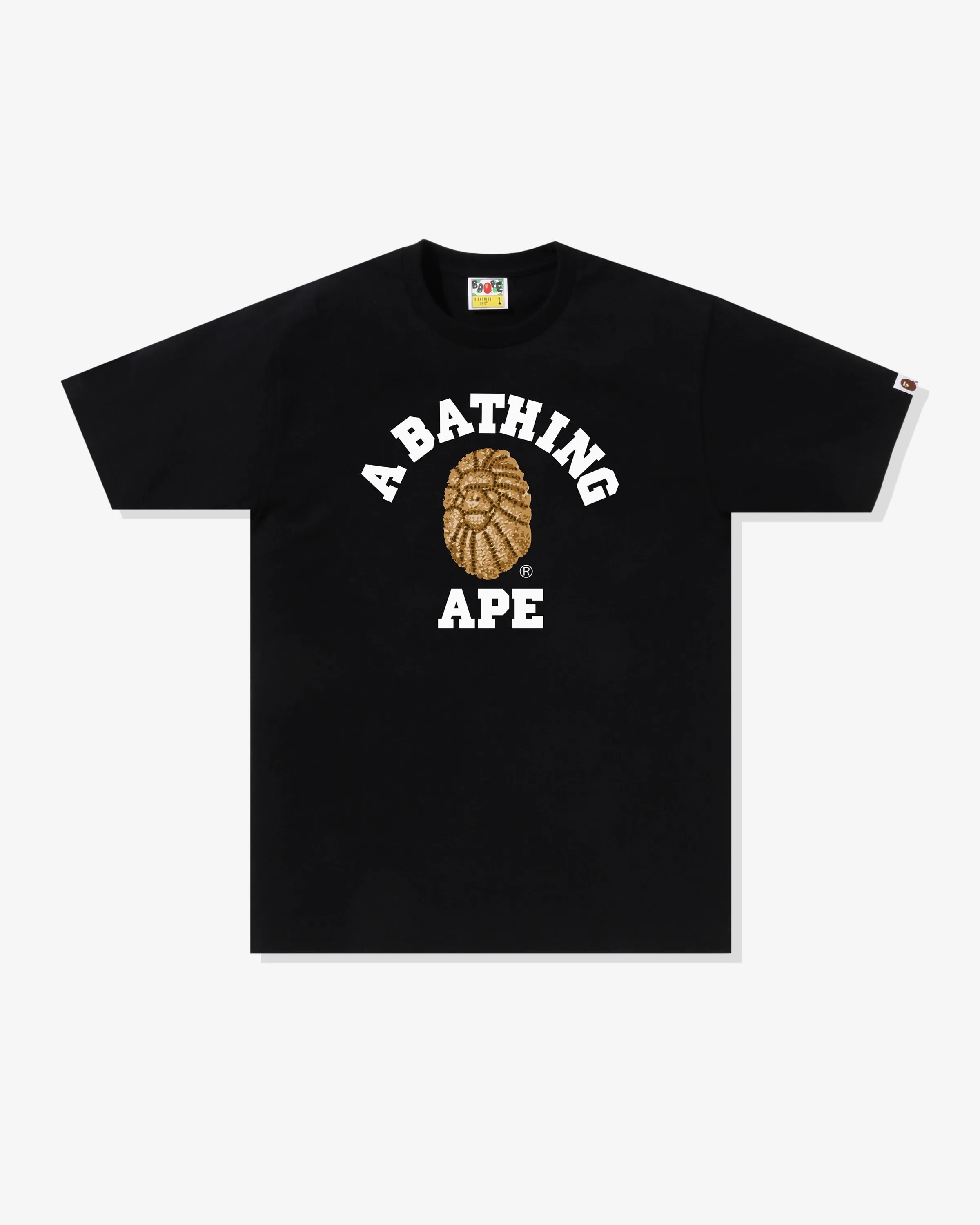 BAPE JEWELS COLLEGE TEE - BLACK