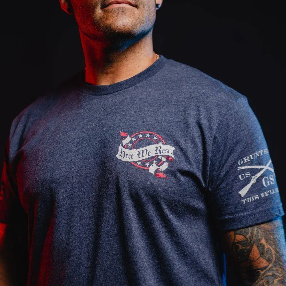 Bear True Faith & Allegiance T-Shirt - Midnight Navy