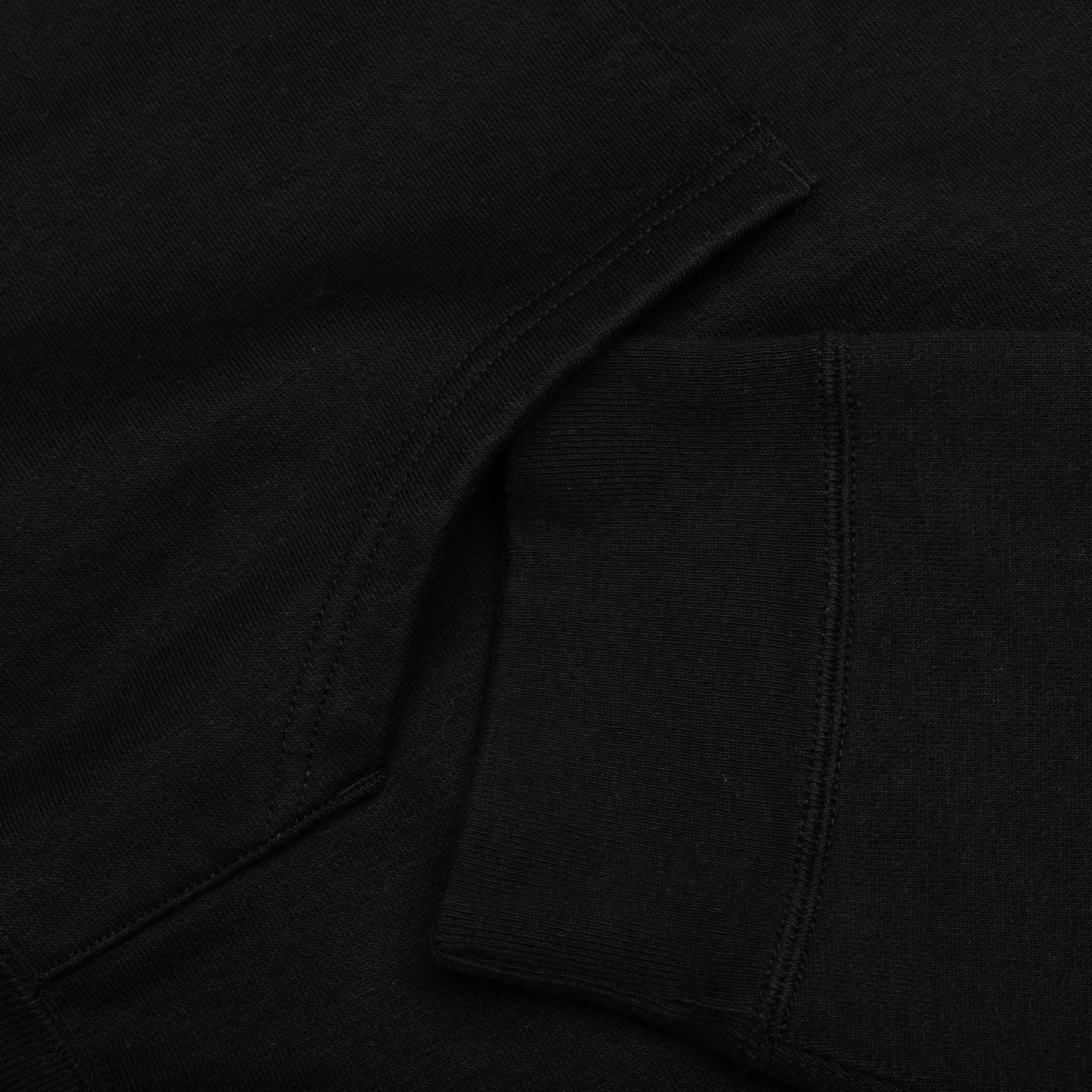 Big Size Hoodie Logo - Black