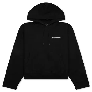 Big Size Hoodie Logo - Black