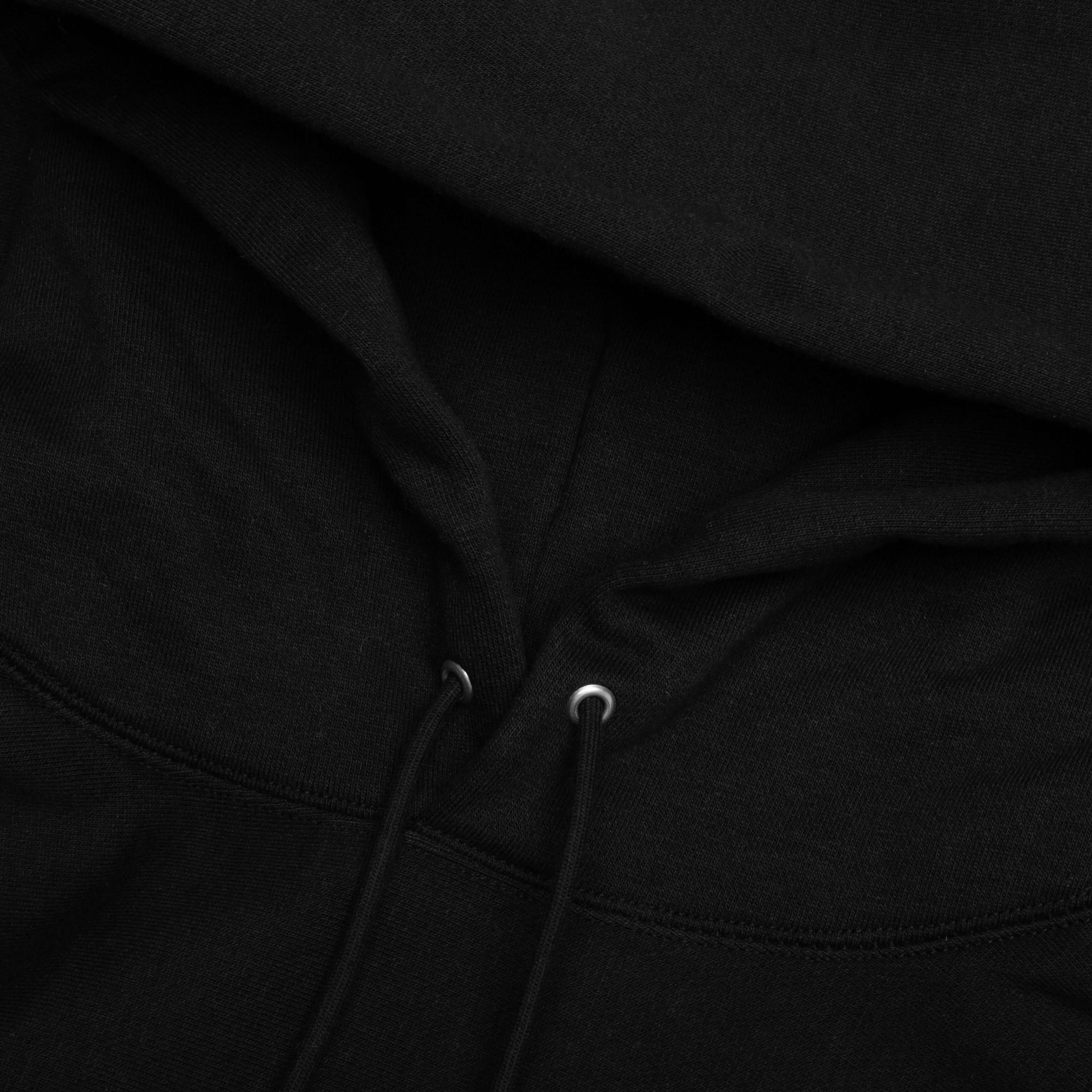 Big Size Hoodie Logo - Black