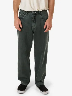 Big Slacker Baggy Denim Jean - Dark Forest