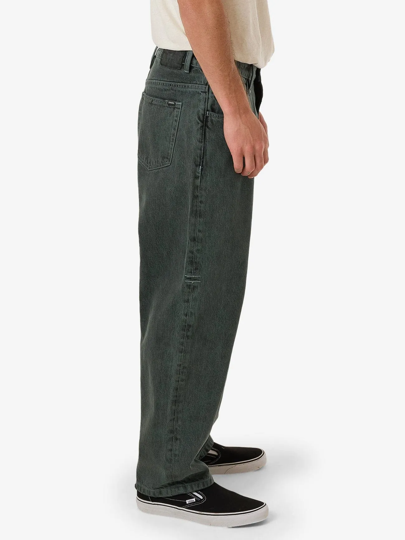 Big Slacker Baggy Denim Jean - Dark Forest