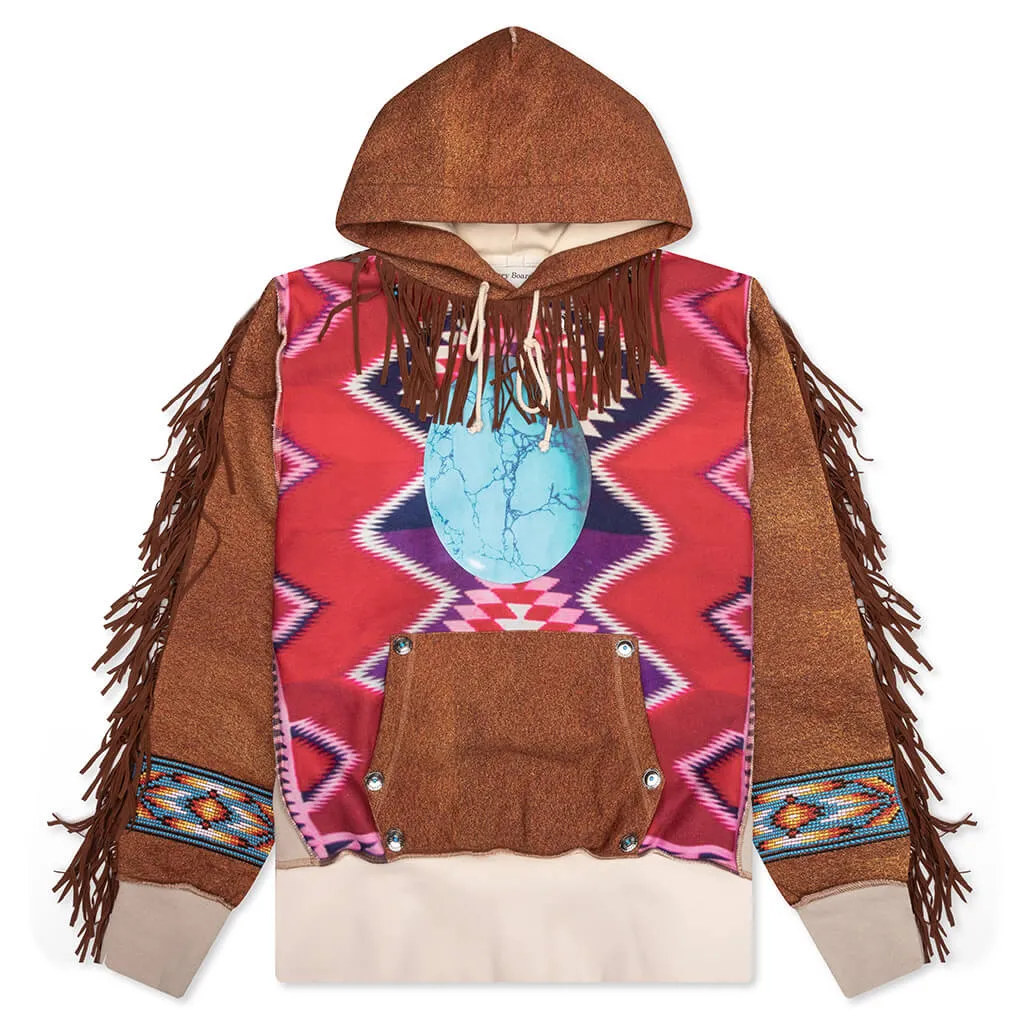 Birthstone Hooded Sweatshirt: 12 - Suede Print