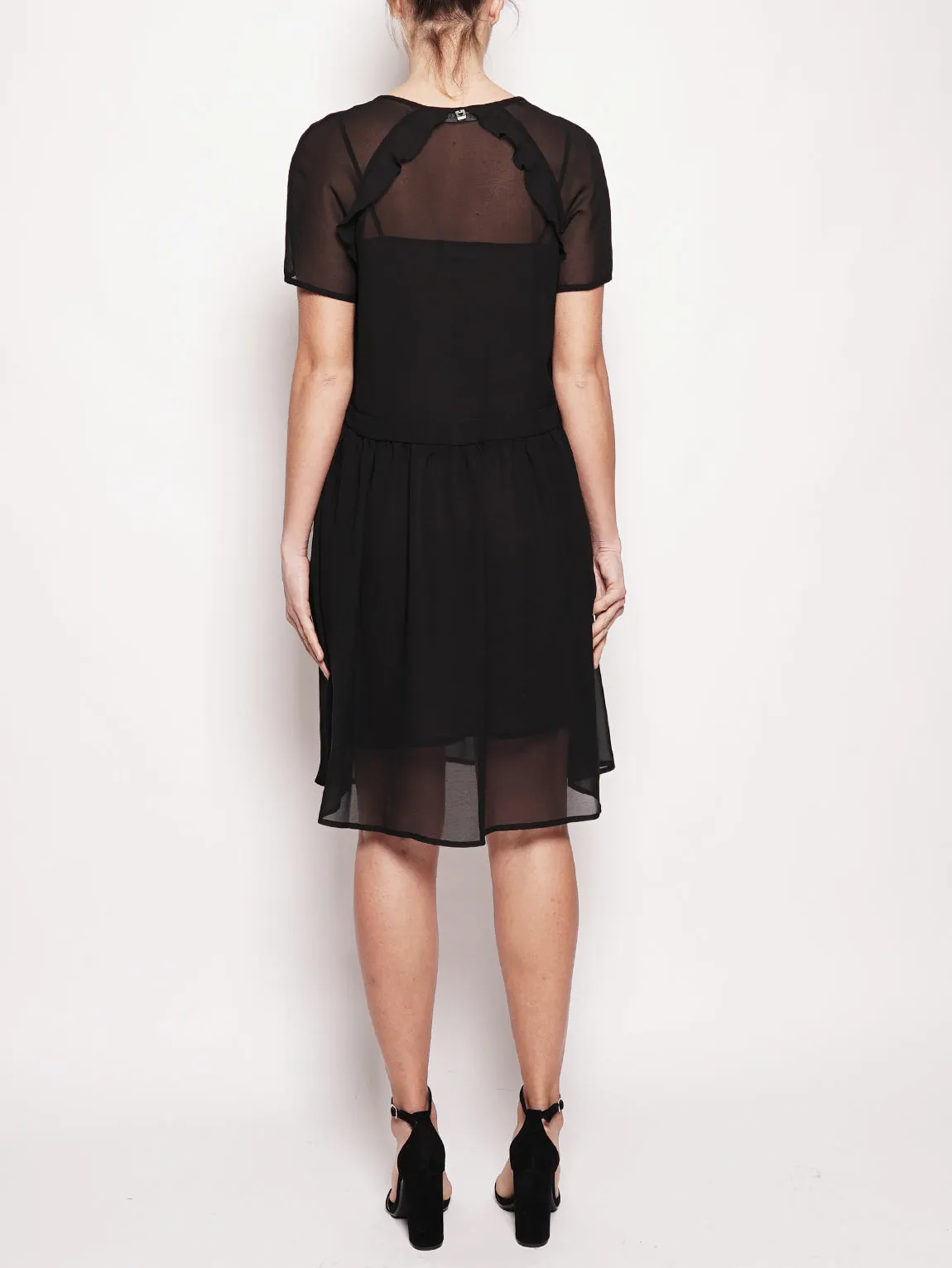 Black Georgette dress