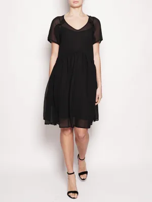 Black Georgette dress