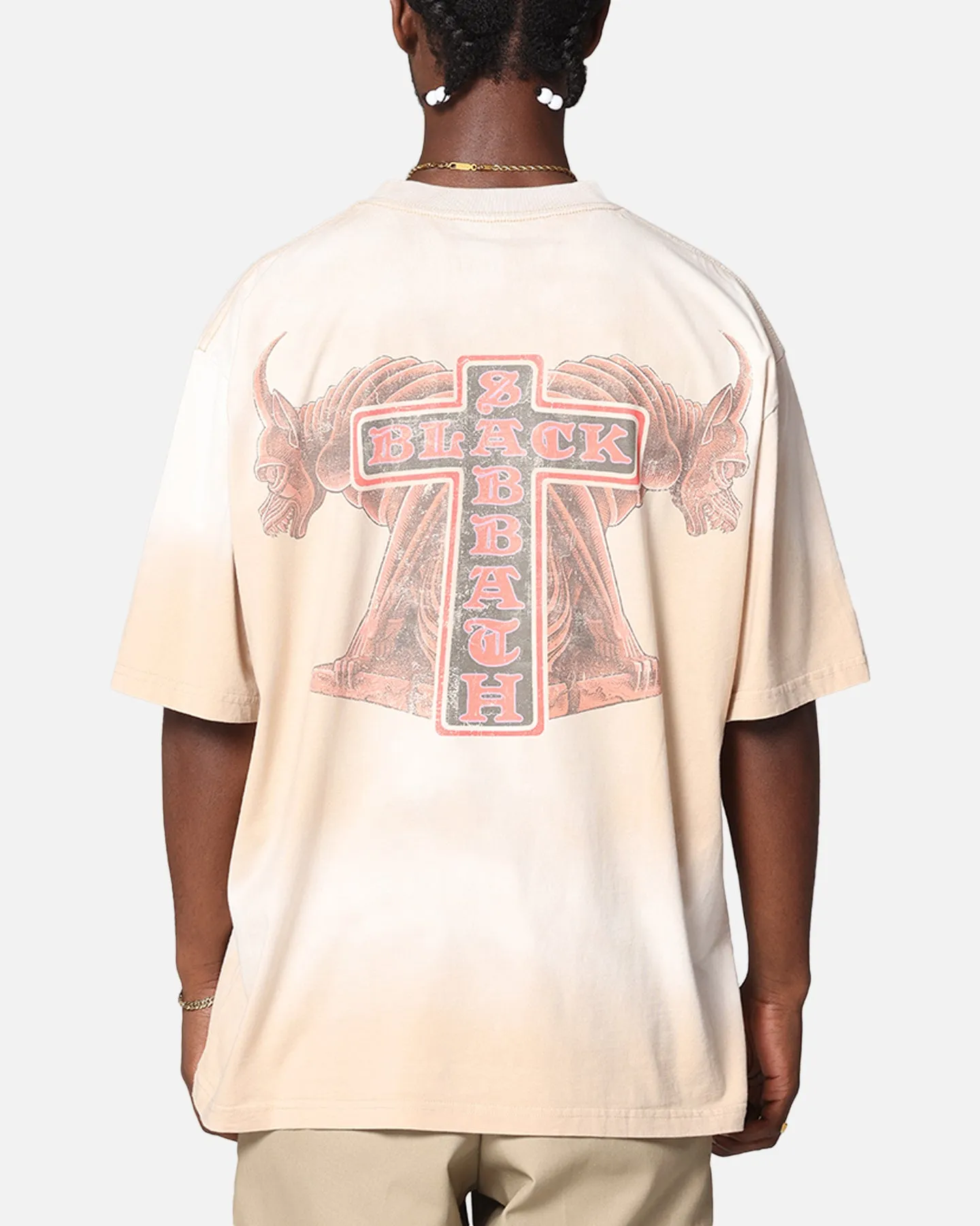 Black Sabbath The Cross Vintage T-Shirt Sand