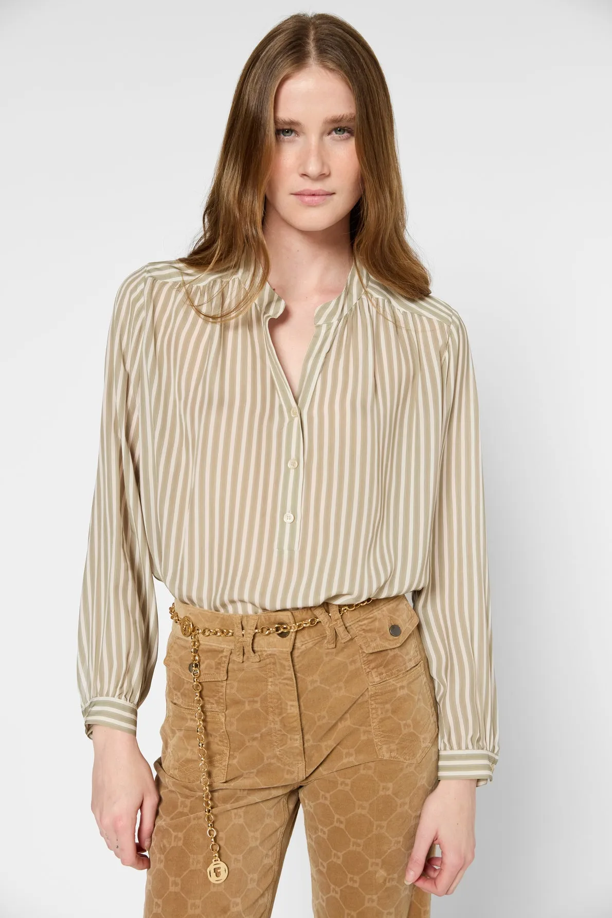 Blouse Unyka Dbc52b149 Khaki-Green