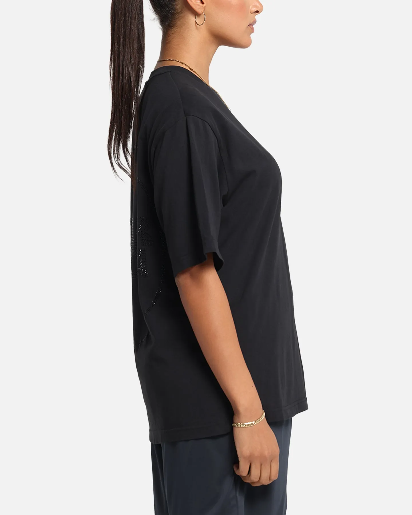 Boiler Room Rhiinestone T-Shirt Black