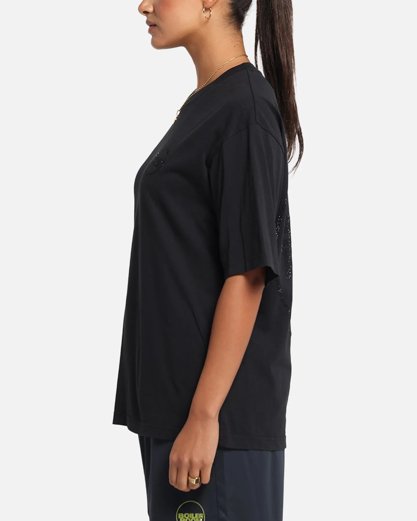 Boiler Room Rhiinestone T-Shirt Black