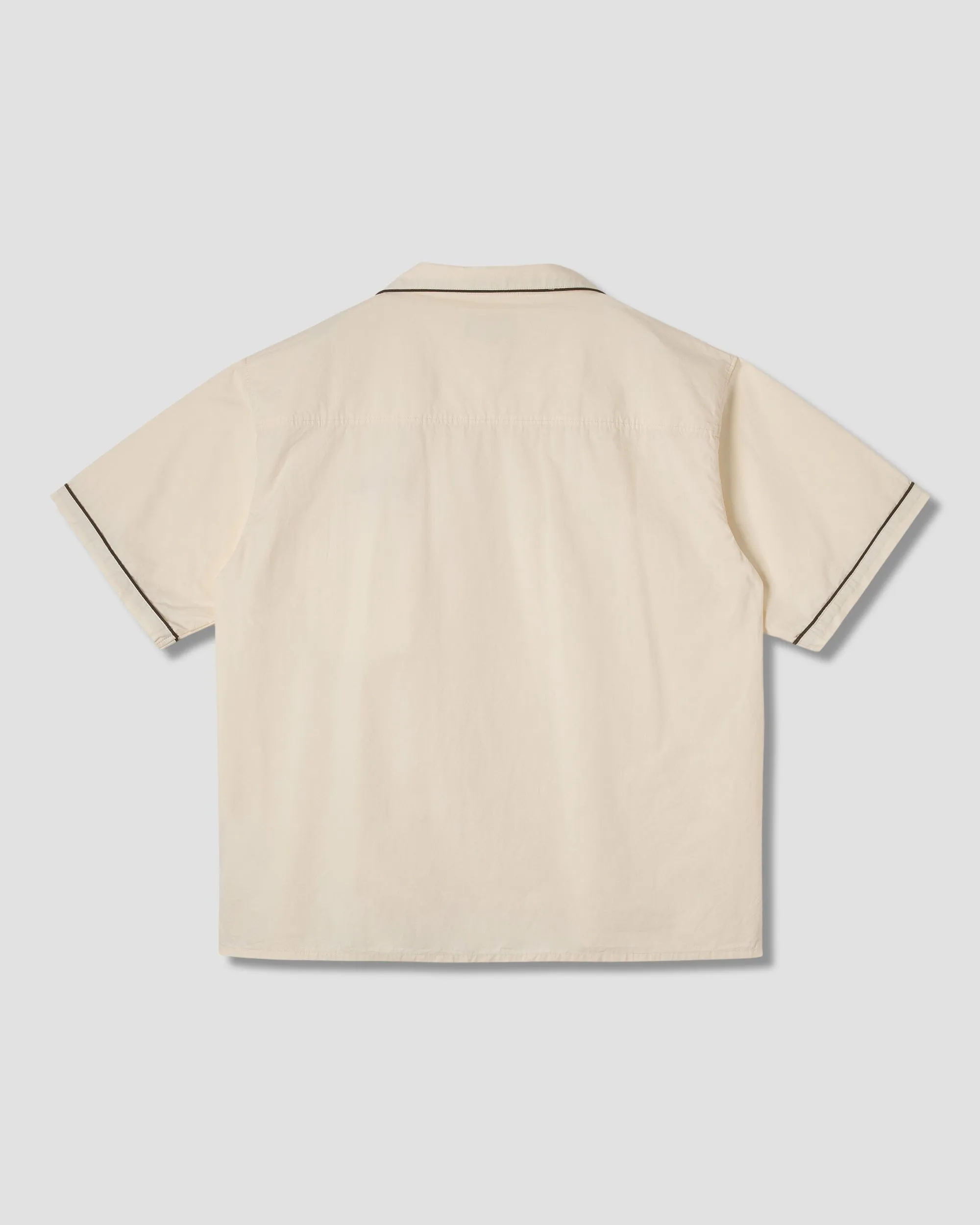 Bowling Shirt (Natural / Matt Black)