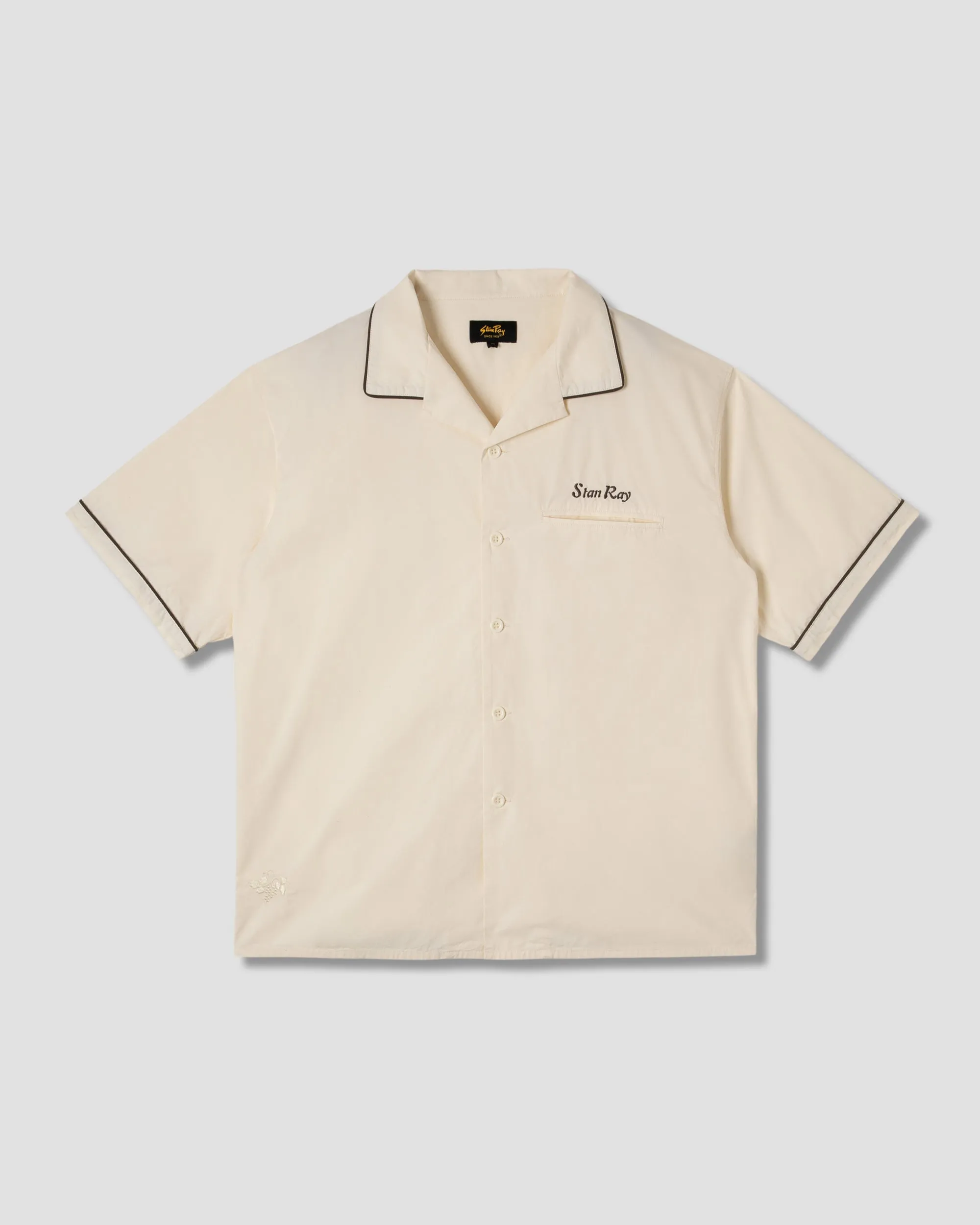 Bowling Shirt (Natural / Matt Black)