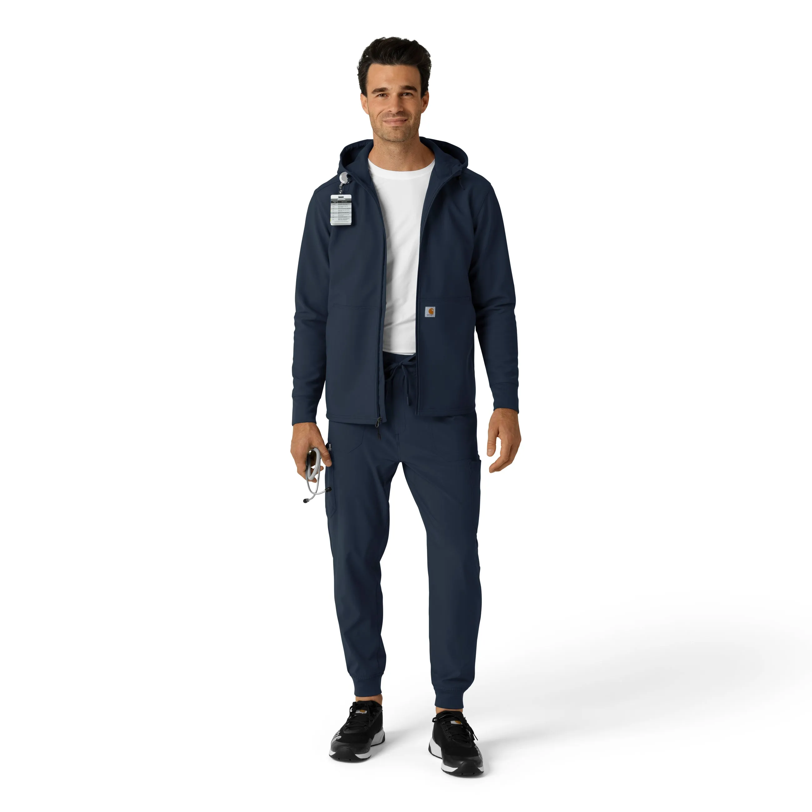Carhartt Men's Bonded Fleece Hoodie - Navy