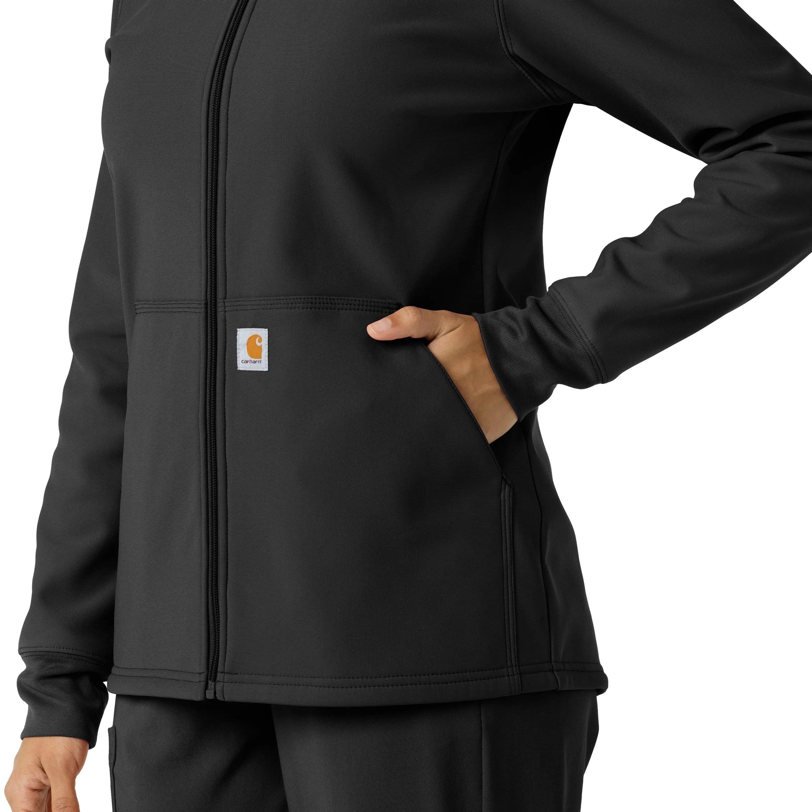 Carhartt Women's Bonded Fleece Hoodie - Black