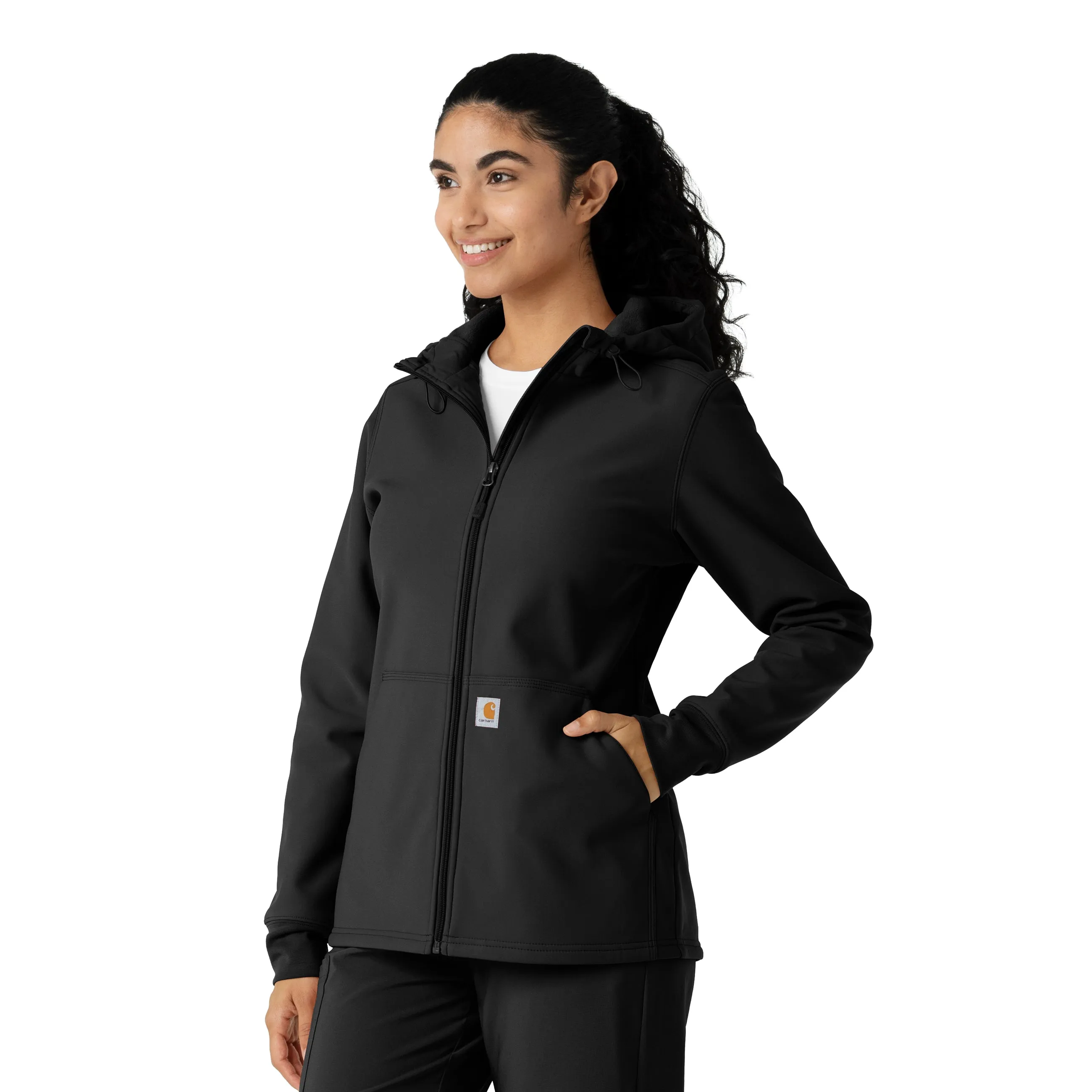 Carhartt Women's Bonded Fleece Hoodie - Black