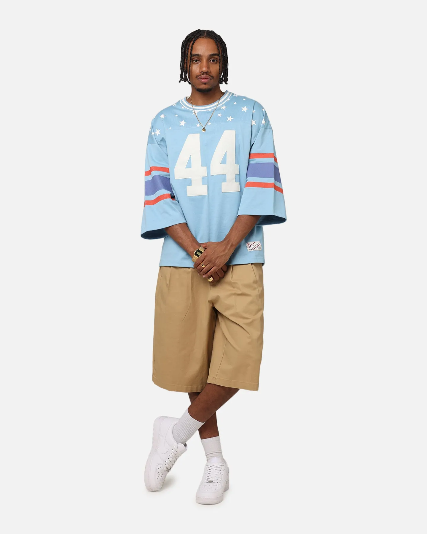 Champion 60's Football T-Shirt Pale Blue