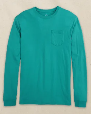 Classic Long Sleeve Pocket T-Shirt - Gulf Stream