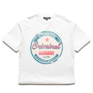 Criminal Damage Gasoline Tee - Off White