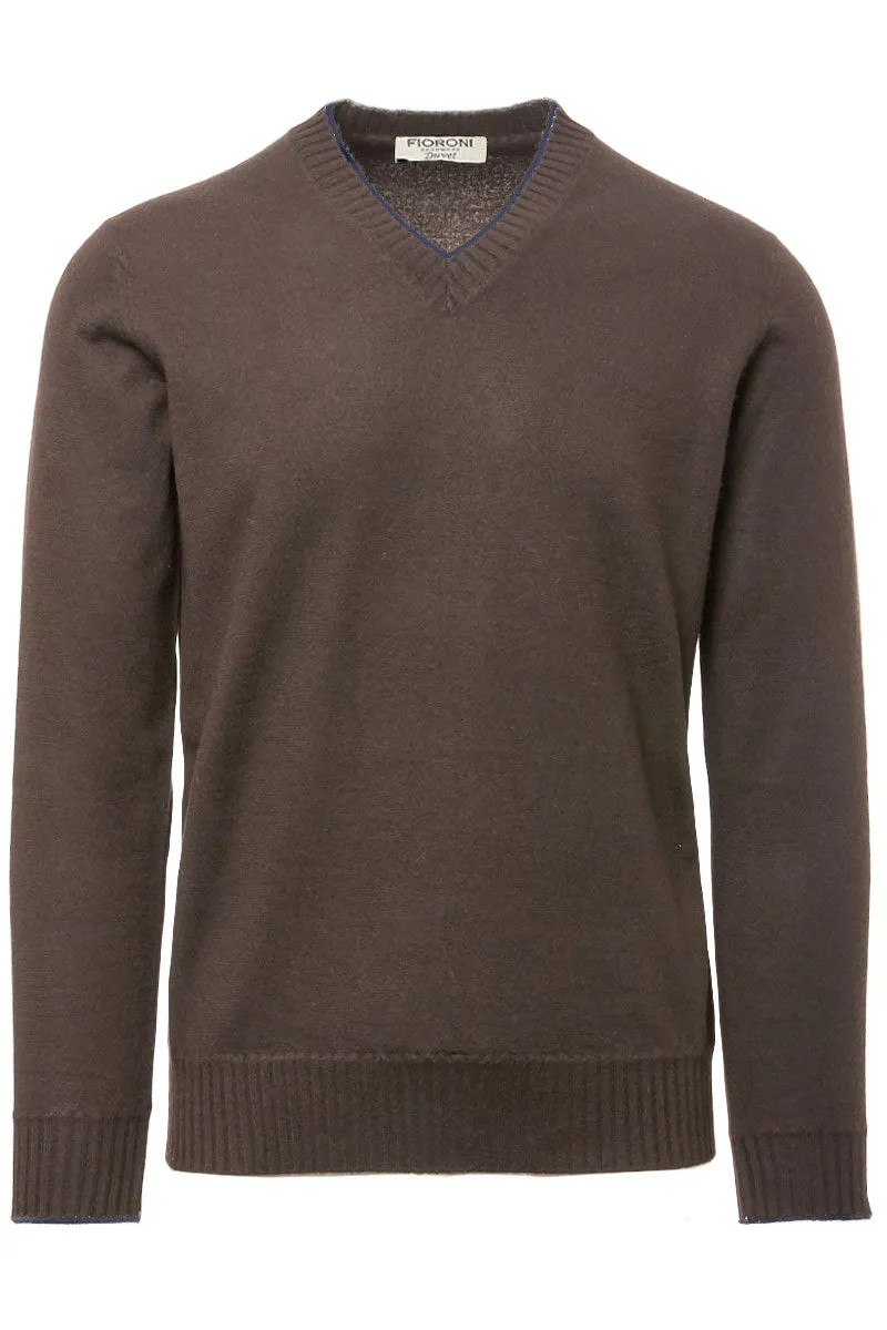 Duvet Cashmere V-Neck