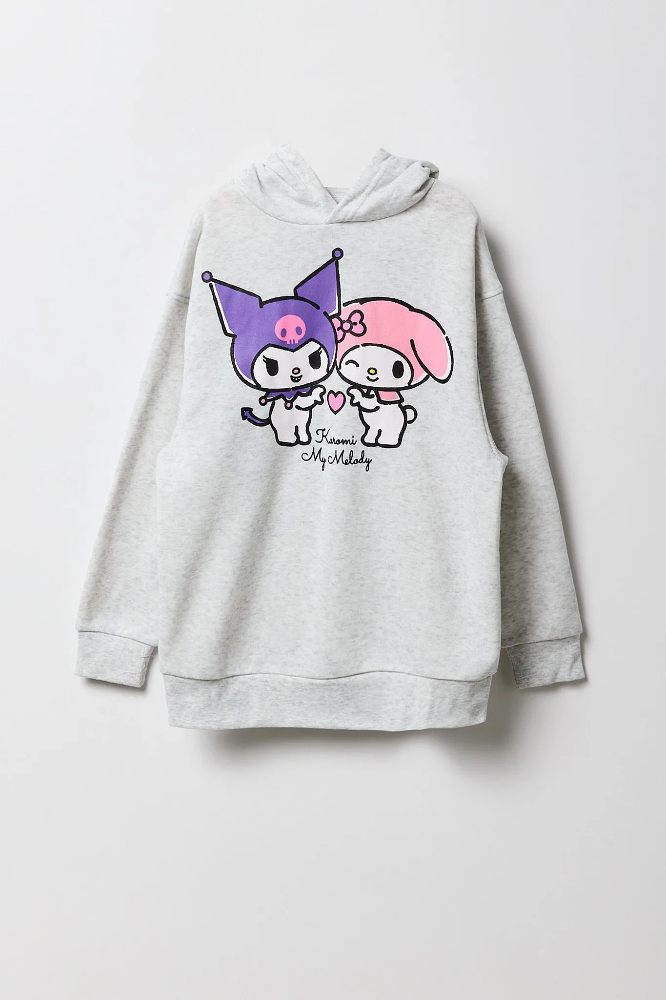 Ensemble avec haut à capuchon en molleton et short à imprimé Hello Kitty & Friends pour fille