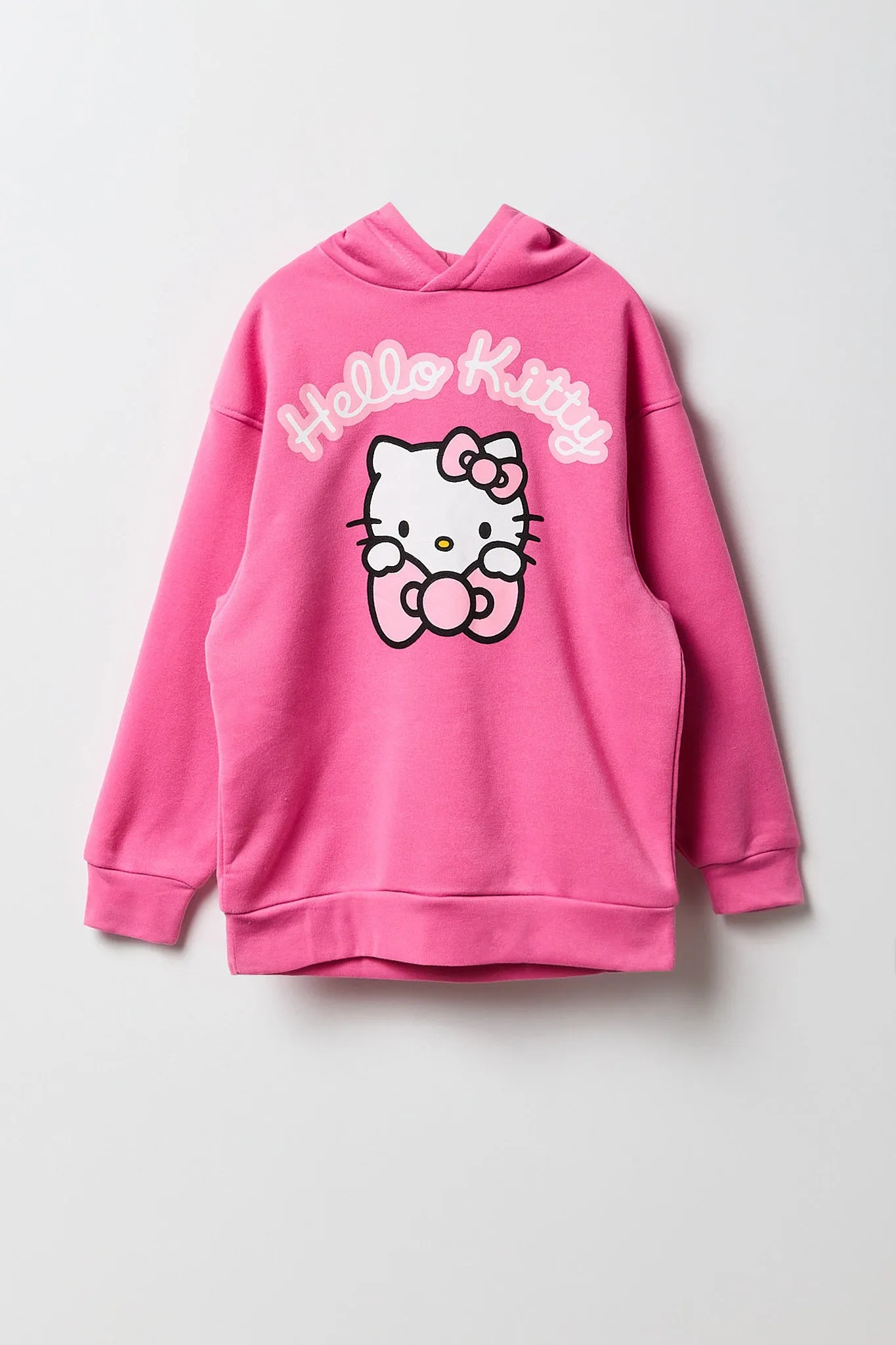 Ensemble avec haut à capuchon en molleton et short à imprimé Hello Kitty & Friends pour fille