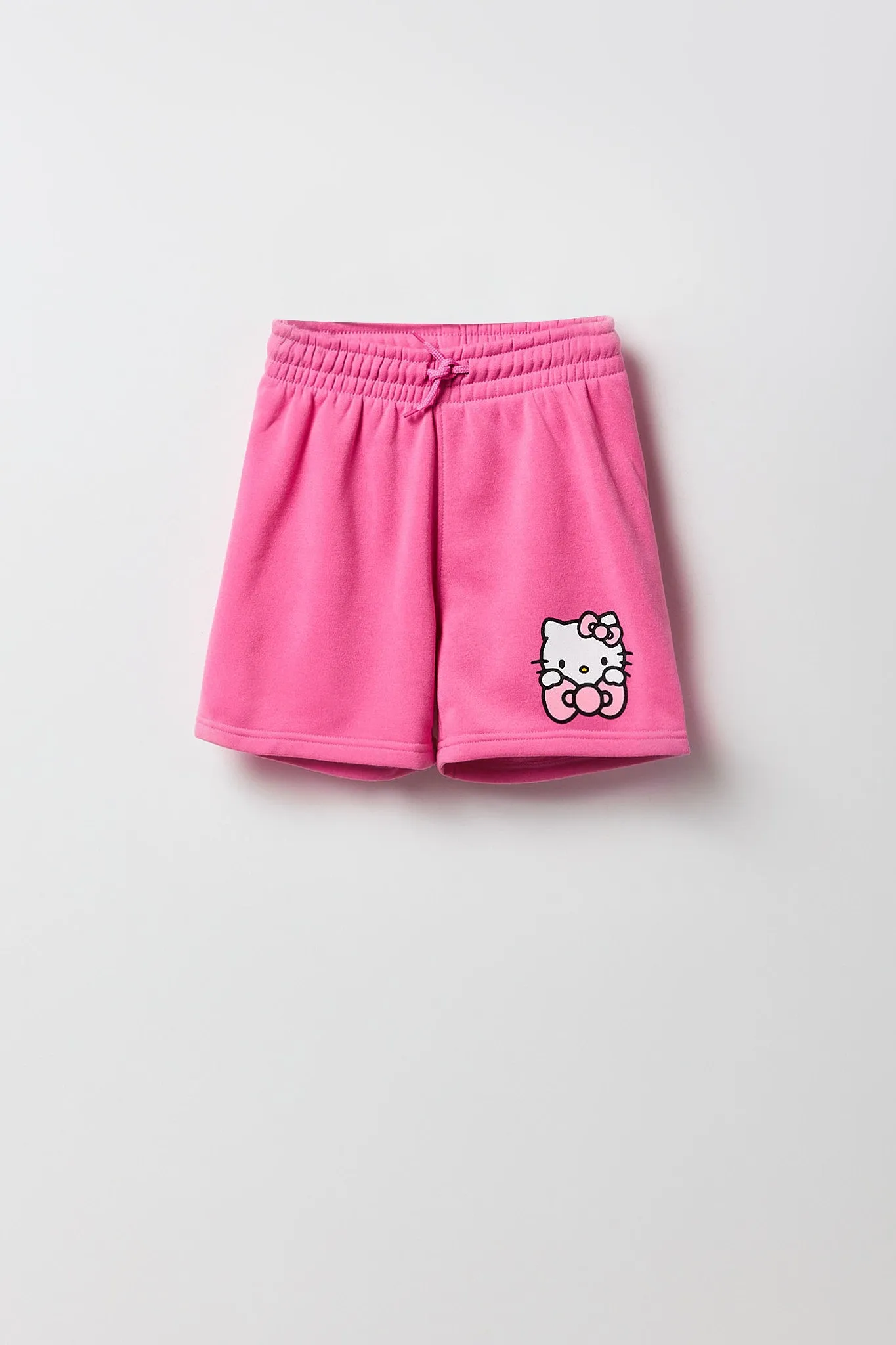 Ensemble avec haut à capuchon en molleton et short à imprimé Hello Kitty & Friends pour fille