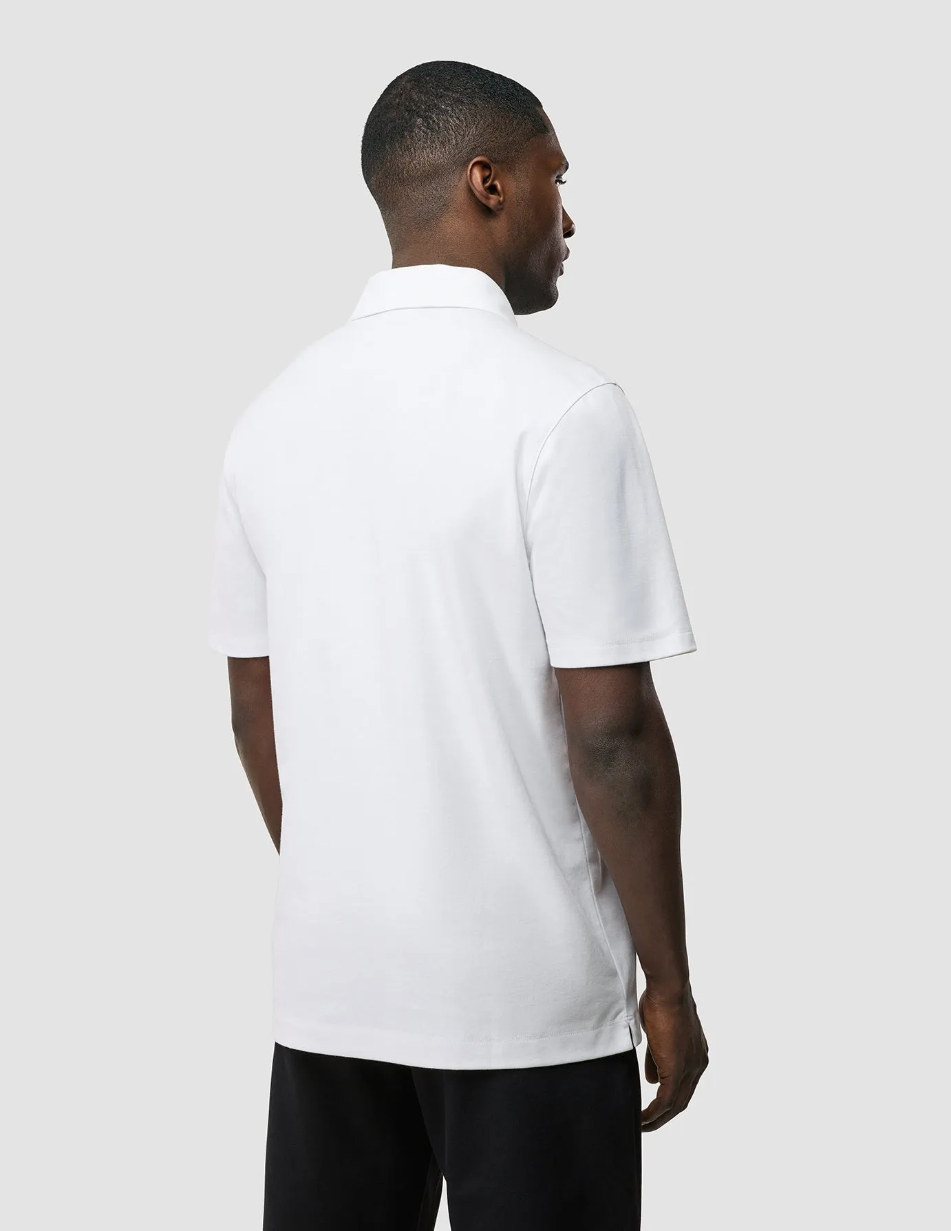 Evolve Pique Polo White