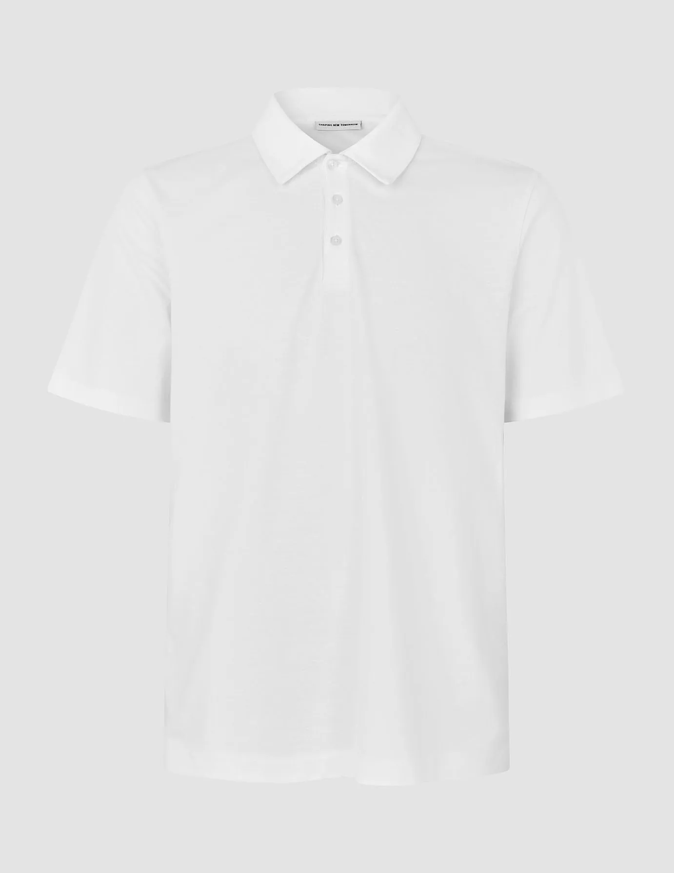 Evolve Pique Polo White