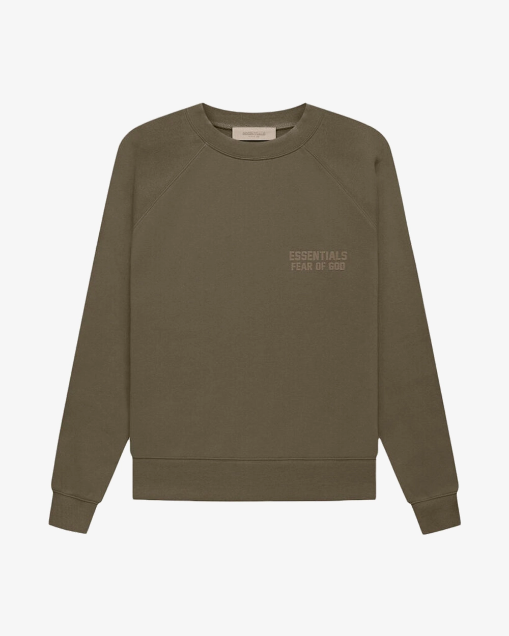 FEAR OF GOD FOG ESSENTIALS FW22 CREWNECK WOOD (NEW)
