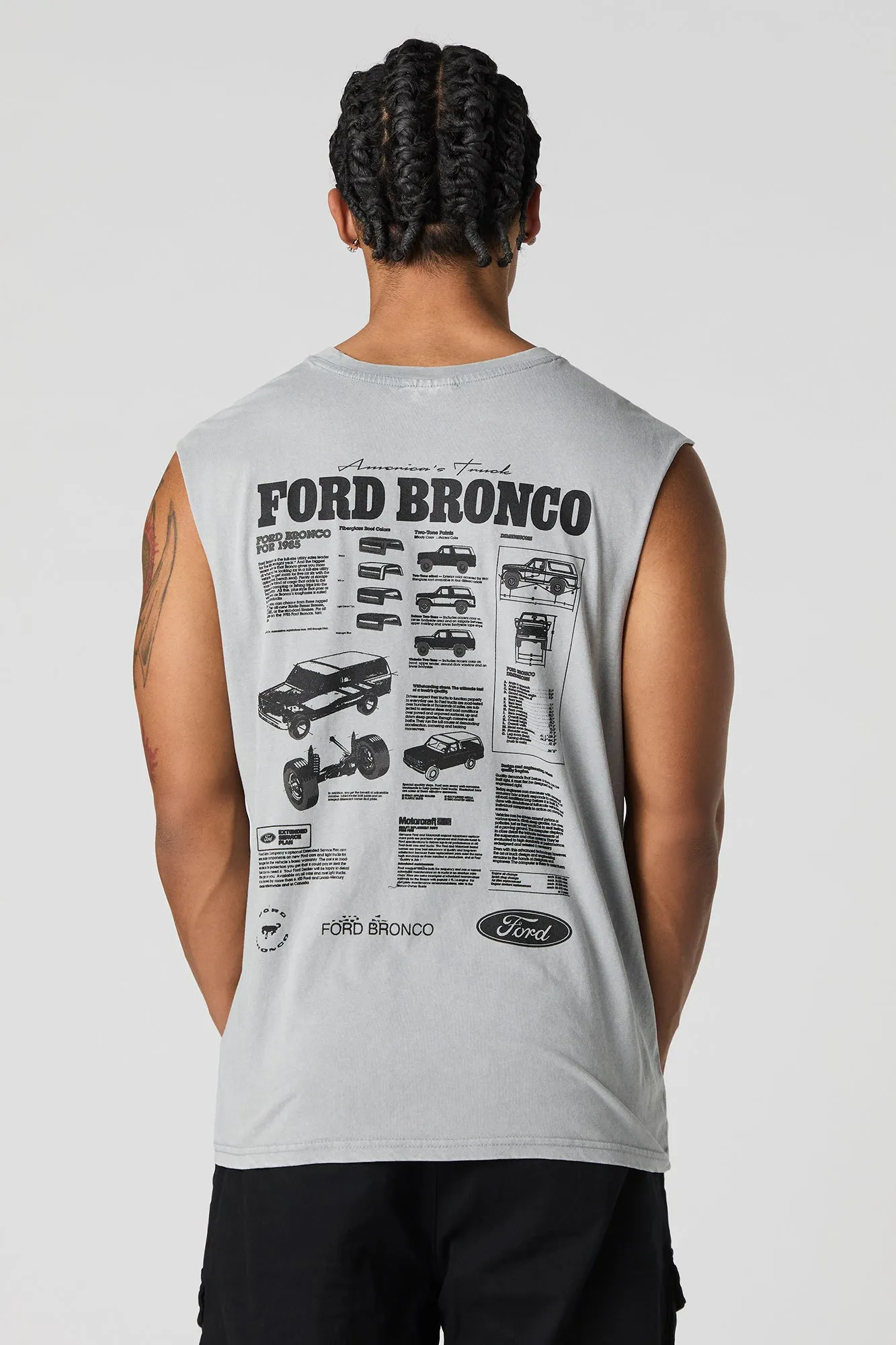 Ford Bronco Graphic Washed Tank