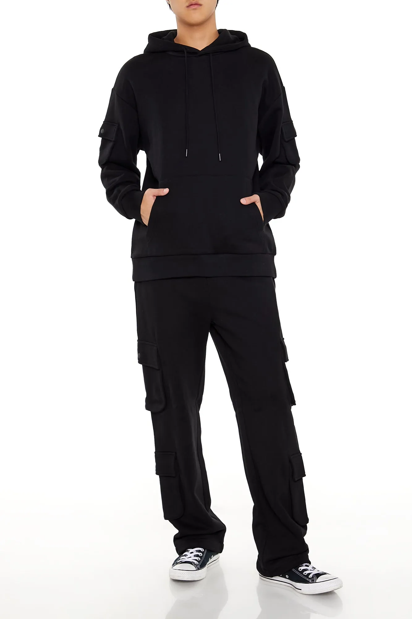 French Terry Cargo Hoodie