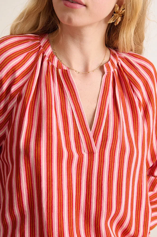 Garance Vero Rose Striped Blouse